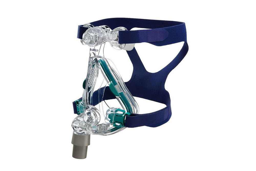 ResMed Mirage Quattro Full Face CPAP Sleep Apnea Mask with ADJUSTABLE HEADGEAR-Sleep Mate CPAP