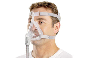 ResMed Quattro Air Full Face CPAP Sleep Apnea Mask with ADJUSTABLE HEADGEAR-Sleep Mate CPAP